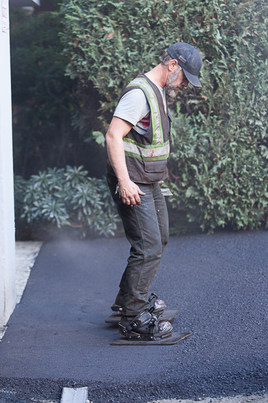 paving worker