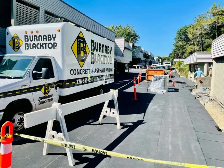 parkade membrane about to be reinstalled by burnaby blacktop