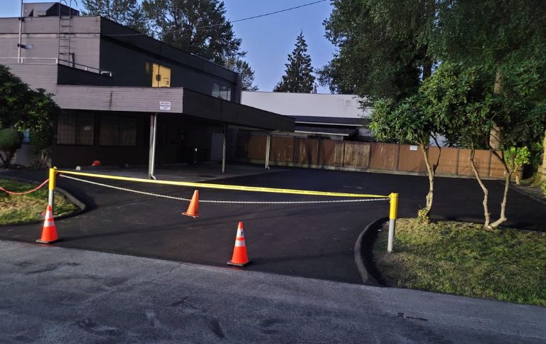 driveway paved by Burnaby Blacktop Ltd. in Port Moody
