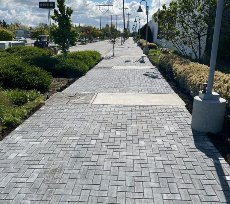 Ikea's sidewalk done by burnaby blacktop