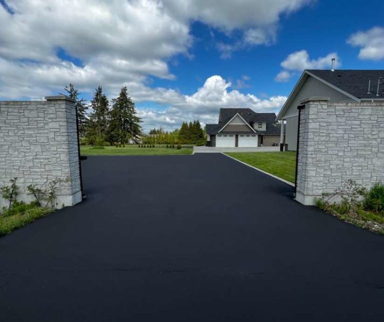 residential sealcoating services for a driveway in surrey