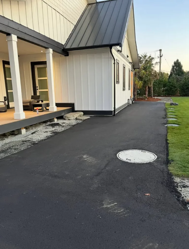 paved entrance way in Langley