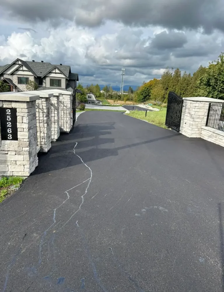 Paved driveway in Langley