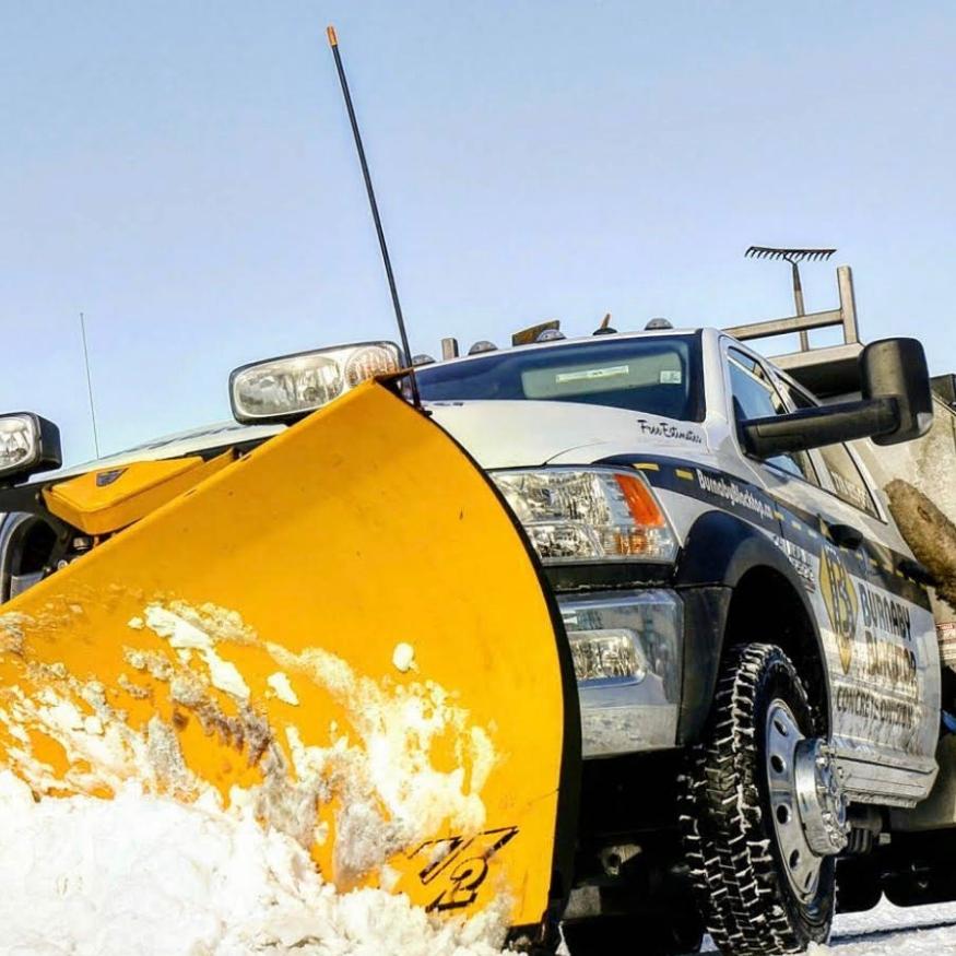 snow truck from Burnaby Blacktop