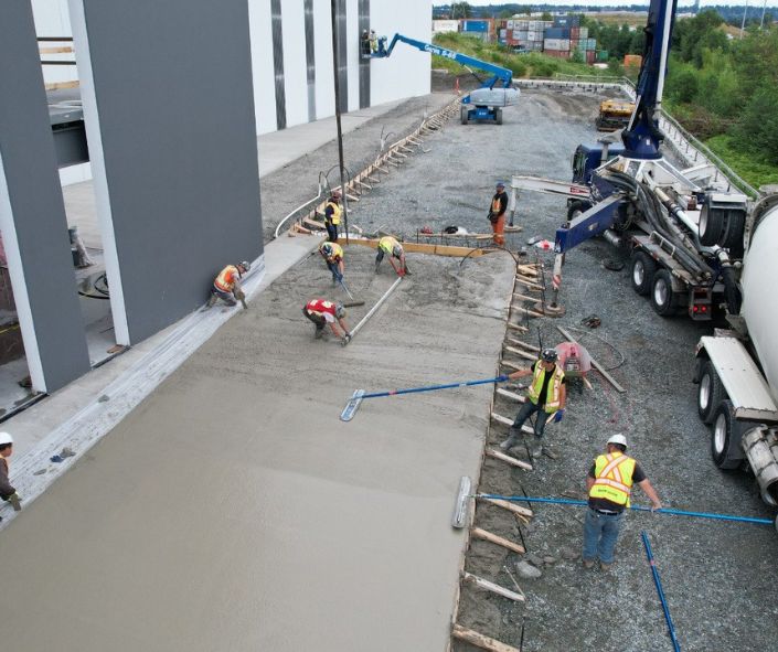 Burnaby Blacktop's concrete paving experts