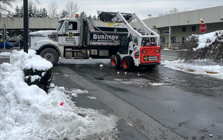 parking lot snow removal